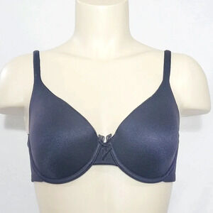 32D Fine Lines MM022 Memory Foam Full Coverage Convertible Bra Black NWT New